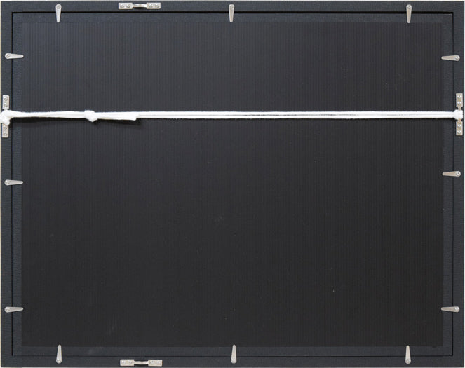 オノサトトシノブ「silk-60」シルクスクリーン版画 額縁裏側画像