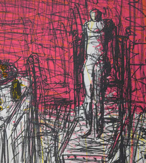 小野州一「静物」リトグラフ 拡大画像5