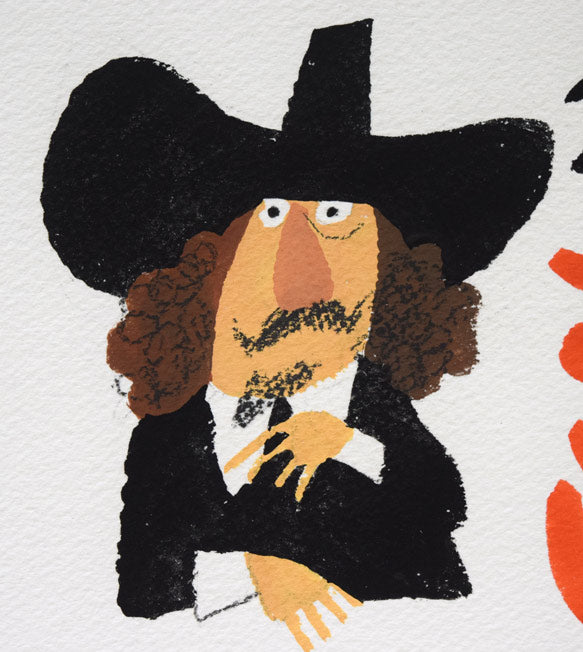 おおば比呂司「オランダのおしん物語」水彩画 拡大画像1