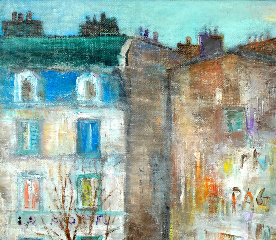 大澤喜一「パリ」油絵・F10号 拡大画像1