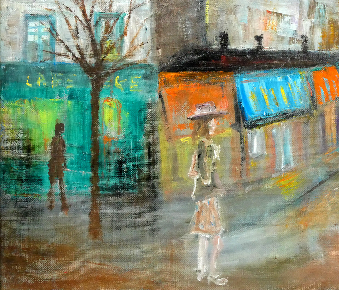 大澤喜一「パリ」油絵・F10号 拡大画像3
