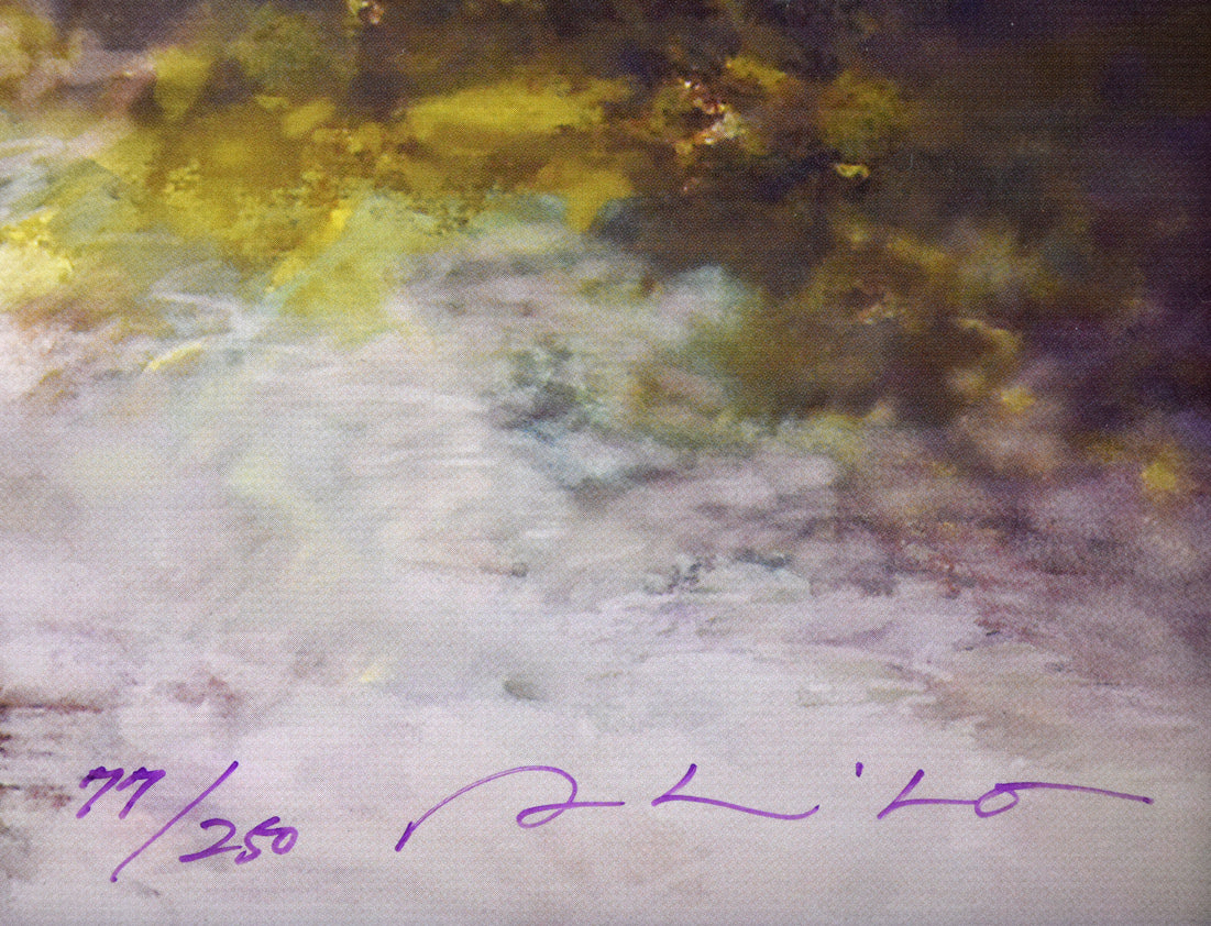 大下亮「レインボー イン ザ ダーク」アールグラージュ作品 限定番号(ed,77/250)、本人直筆サイン