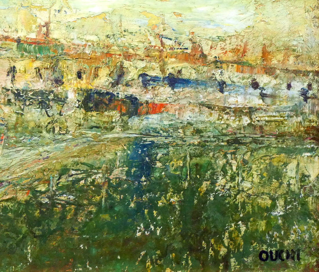 尾内健治「太陽」油絵・F12号 拡大画像7