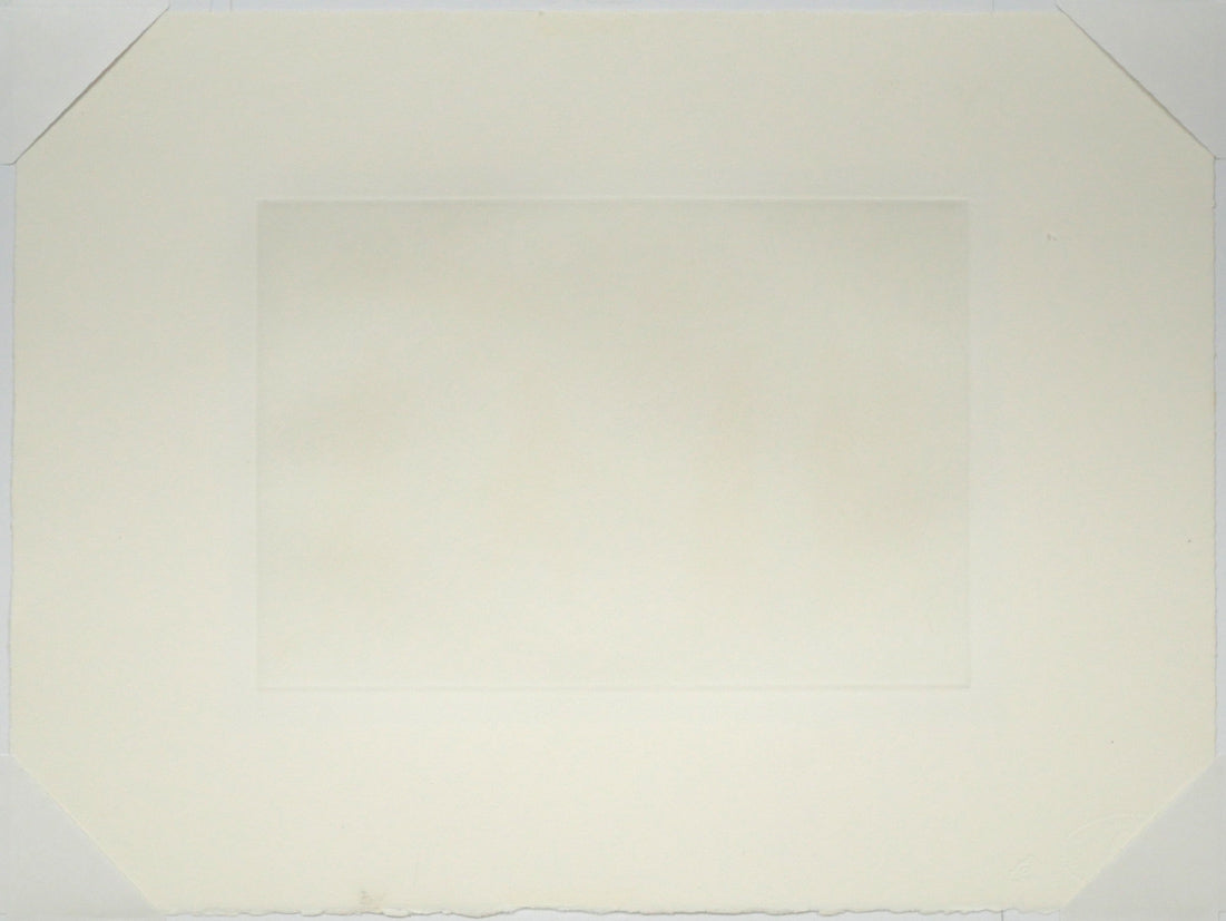 小山硬「平戸 青」銅版画 作品シート裏側画像