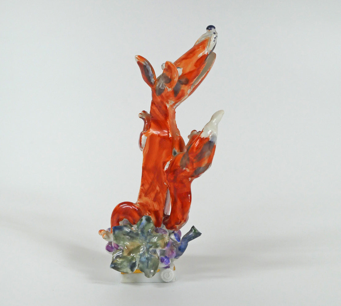 ペーター シュトラング(PETER STRANG)「きつねとぶどう(イソップ物語)」マイセン磁器(MEISSEN) 全体画像2