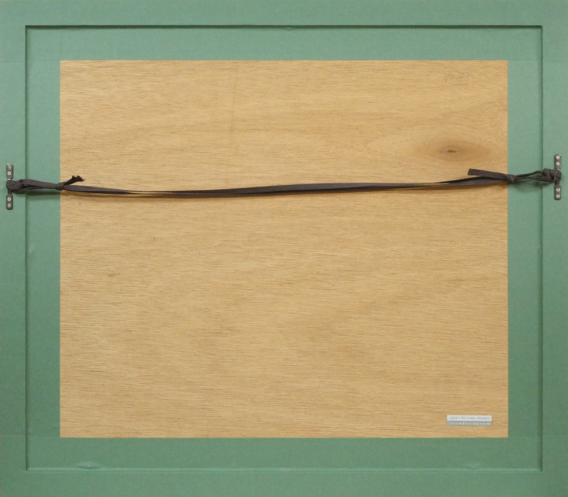 パブロ ピカソ(Pablo PICASSO)「156シリーズ No.43」エッチング(銅版画) 額縁裏側画像