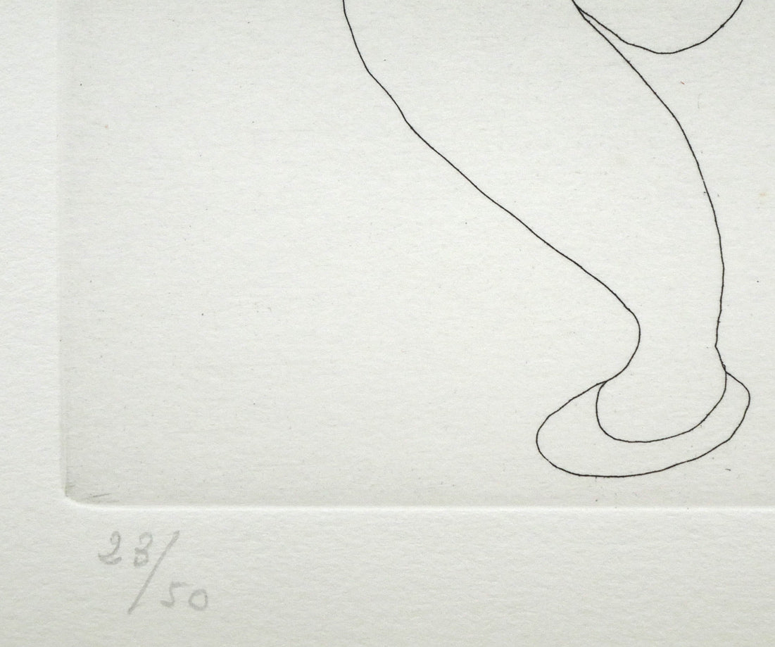 パブロ ピカソ(Pablo PICASSO)「156シリーズ No.43」エッチング(銅版画) 限定番号(ed,23/50)