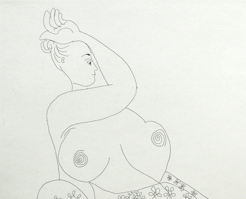 パブロ ピカソ(Pablo PICASSO)「156シリーズ No.43」エッチング(銅版画) 拡大画像1