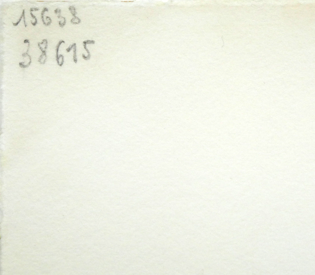 パブロ ピカソ(Pablo PICASSO)「156シリーズ No.43」エッチング(銅版画) 裏側拡大画像