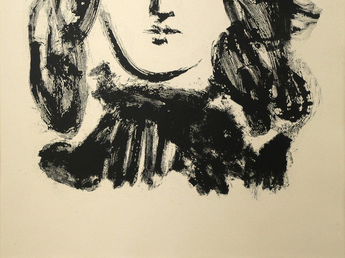 パブロ ピカソ(PICASSO)「『ゴンゴラ20の詩』より(2点1組額装)」銅版画 拡大画像3