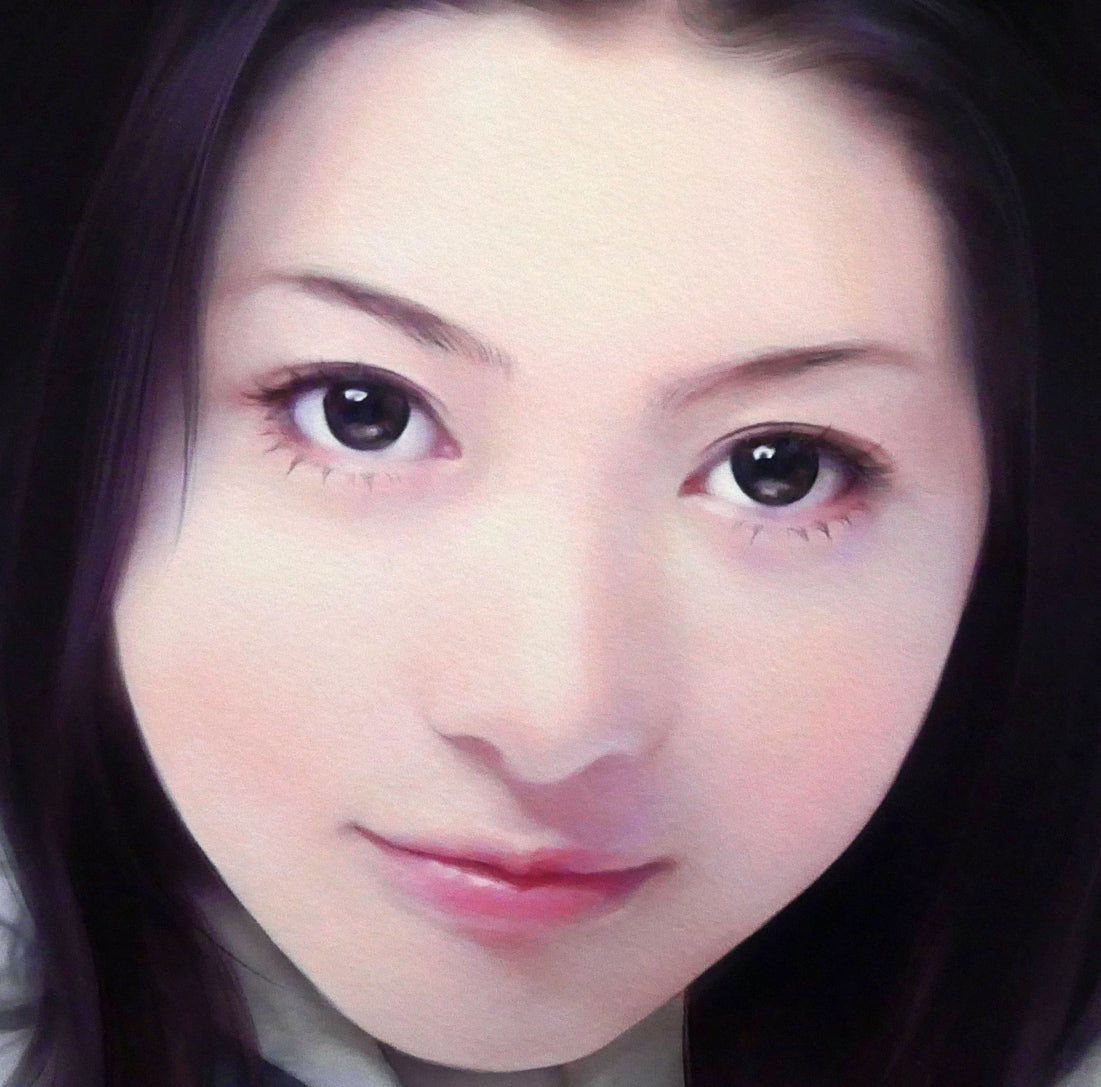 平凡&陳淑芬(コモン&チェン・シュウフェン)「瞳」ジクレ+手彩 拡大画像2