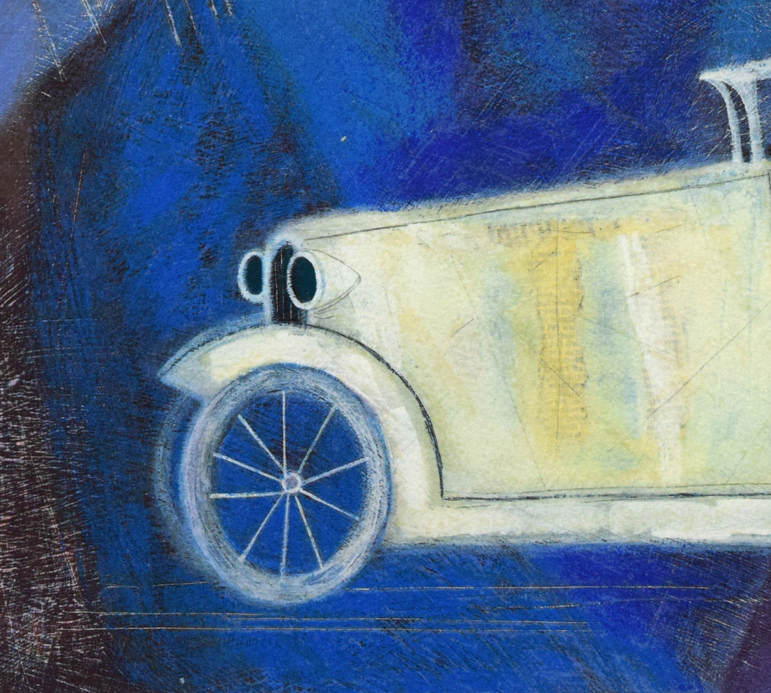 ポーラ・マッカードル(Paula MCARDLE)「Romantic Evening」シルクスクリーン版画 拡大画像3