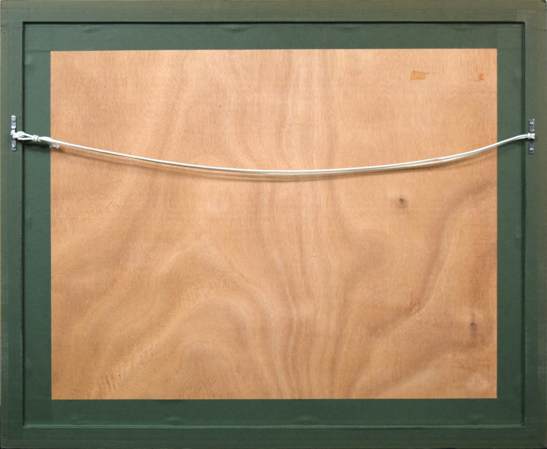 ポーラ・マッカードル(Paula MCARDLE)「Romantic Evening」シルクスクリーン版画 額縁裏側画像