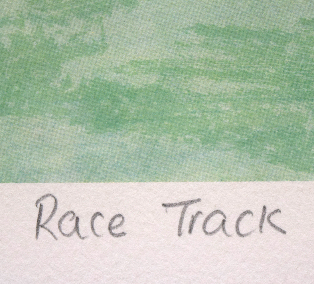 ポール アンビーユ(Paul AMBILLE)「Race Track」リトグラフ タイトル