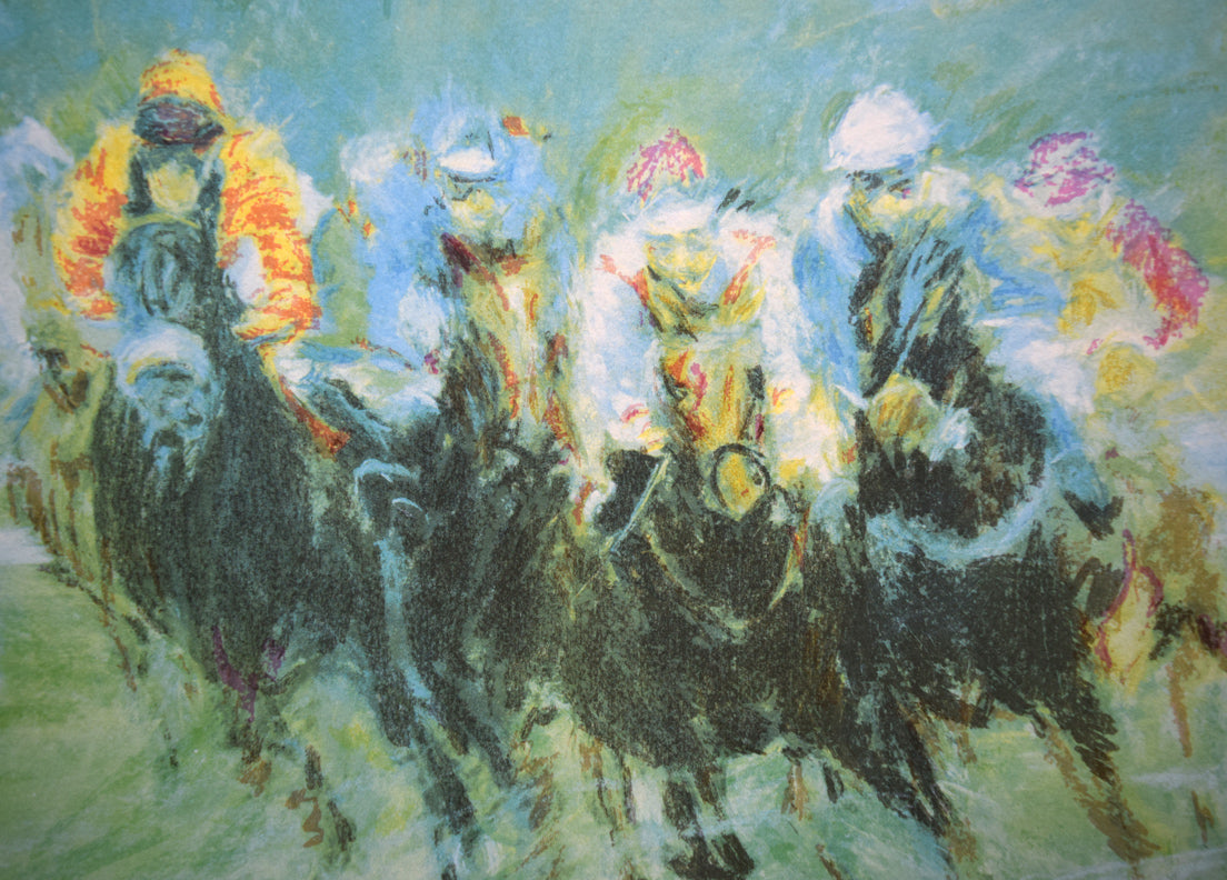 ポール アンビーユ(Paul AMBILLE)「Race Track」リトグラフ 拡大画像3