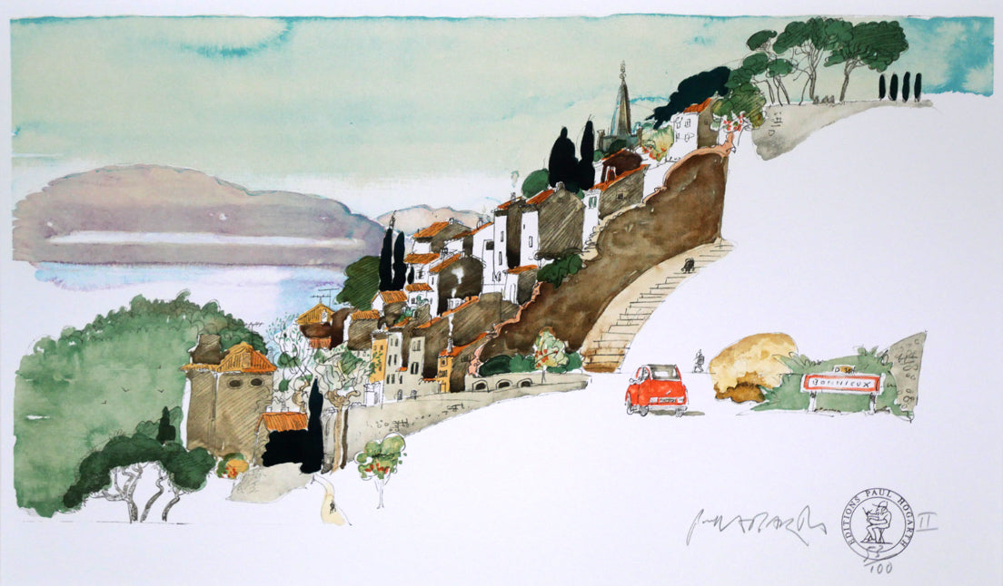 ポール・ホガース「MARCH」版画・限定サイン入り 作品全体拡大画像