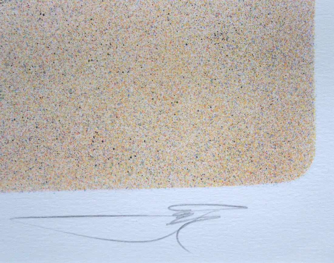 ロルフ ラフルスキー(Rolf RAFFLEWSKI)「ヌイイの橋(パリ)」リトグラフ 本人直筆鉛筆サイン