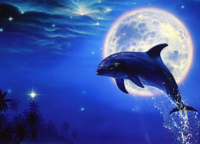 クリスチャン リース ラッセン(Christian Riese Lassen)「リープ オブ フェイス(S)」ミクスドメディア版画に手彩色 拡大画像1