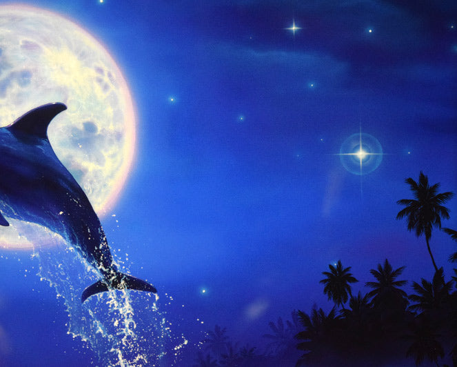 クリスチャン リース ラッセン(Christian Riese Lassen)「リープ オブ フェイス(S)」ミクスドメディア版画に手彩色 拡大画像3