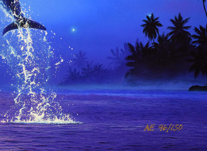 クリスチャン リース ラッセン(Christian Riese Lassen)「リープ オブ フェイス(S)」ミクスドメディア版画に手彩色 拡大画像6