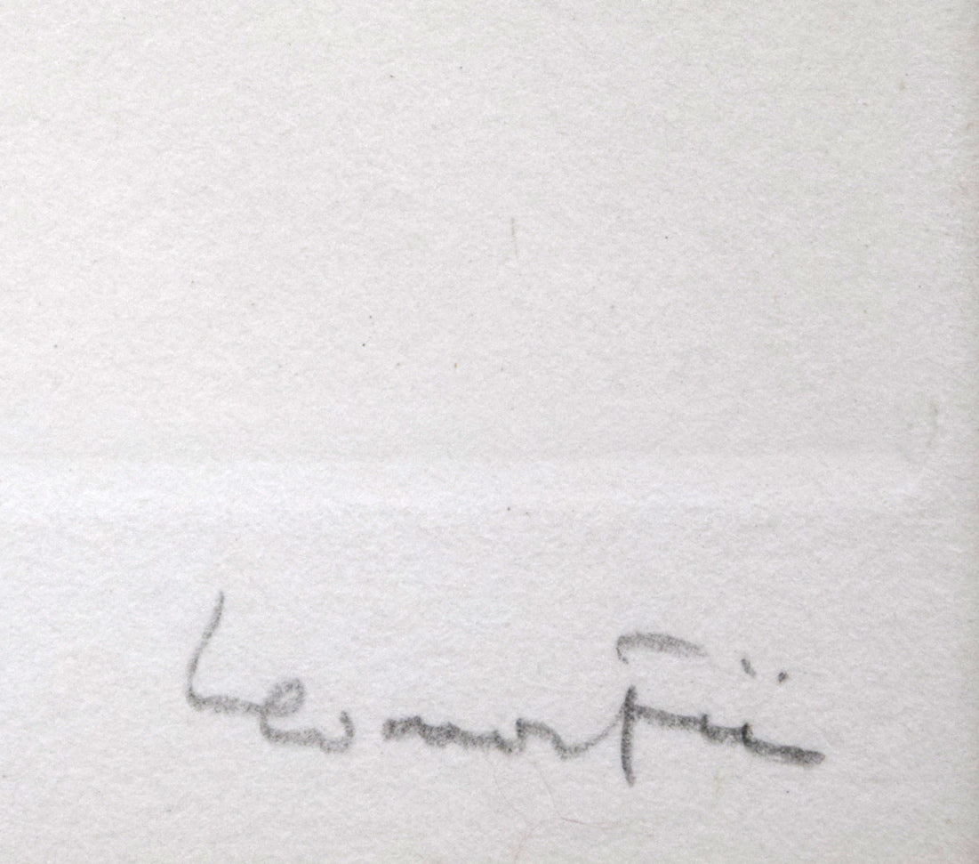 レオノール・フィニ(Leonor FINI)「カップル『モネルの書(挿画本)より』」エッチング(銅版画) 本人直筆鉛筆サイン