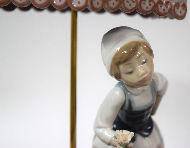 リヤドロ「公園通りの花屋さん」磁器フィギュア 拡大画像6