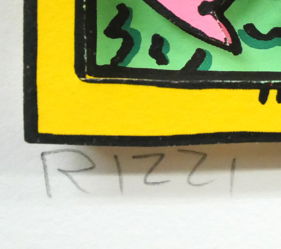 ジェームス・リジィ(JAMES RIZZI)「SMOOTH SAILING」3Dシルクスクリーン版画 本人直筆鉛筆サイン