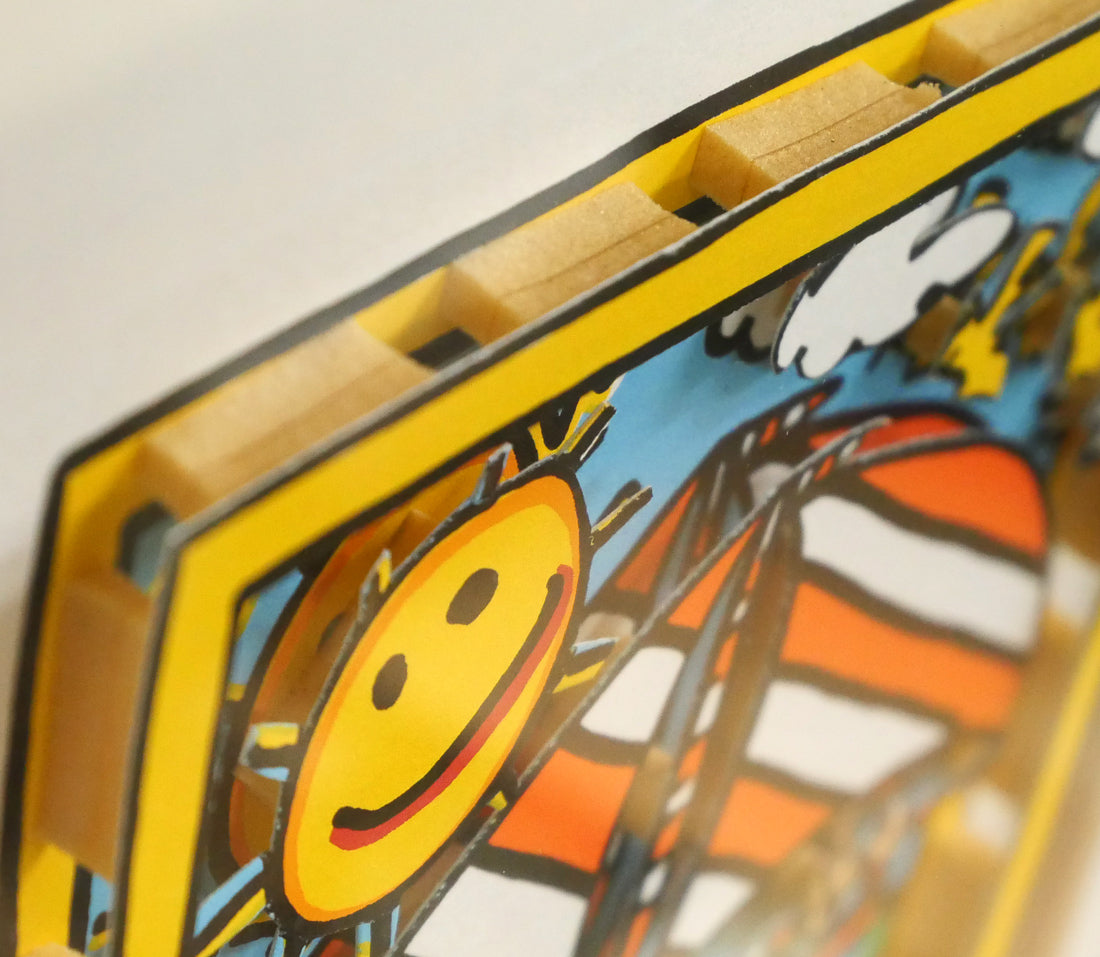 ジェームス・リジィ(JAMES RIZZI)「SMOOTH SAILING」3Dシルクスクリーン版画 拡大画像6