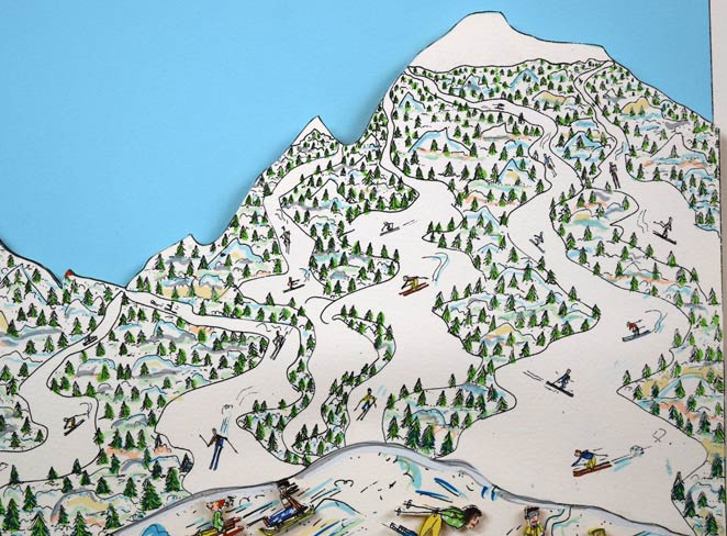 ジェームス・リジィ(JAMES RIZZI)「IT′s THE ALTITUDE」3Dリトグラフ 拡大画像5