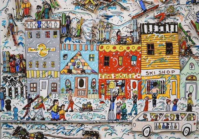 ジェームス・リジィ(JAMES RIZZI)「IT′s THE ALTITUDE」3Dリトグラフ 拡大画像8