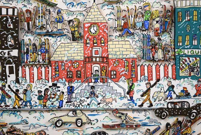 ジェームス・リジィ(JAMES RIZZI)「IT′s THE ALTITUDE」3Dリトグラフ 拡大画像10