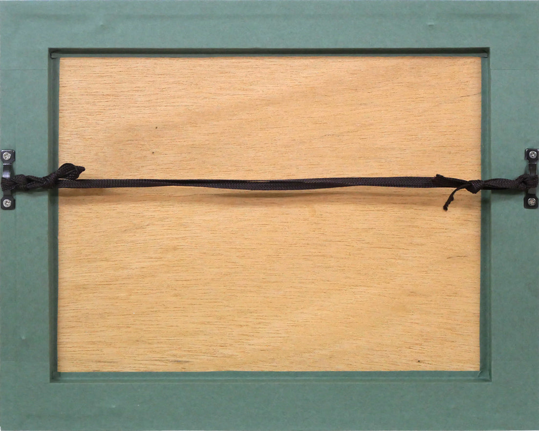 ジェームス・リジィ(JAMES RIZZI)「GOOD KITTY」3Dシルクスクリーン版画 額縁裏側画像