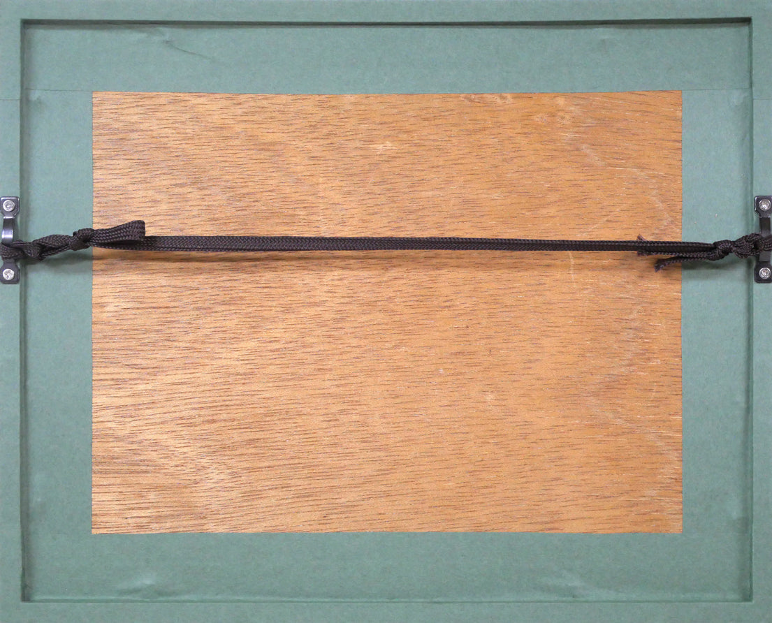 ジェームス・リジィ(JAMES RIZZI)「HOUND DOG」3Dシルクスクリーン版画 額縁裏側画像