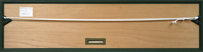 ロバート・マンゴールド「Untitled」版画5点セット 額縁裏側画像