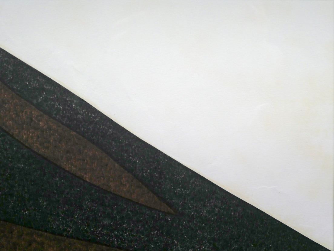 斎藤清「霊峰(17)秋(A)」木版画 拡大画像3