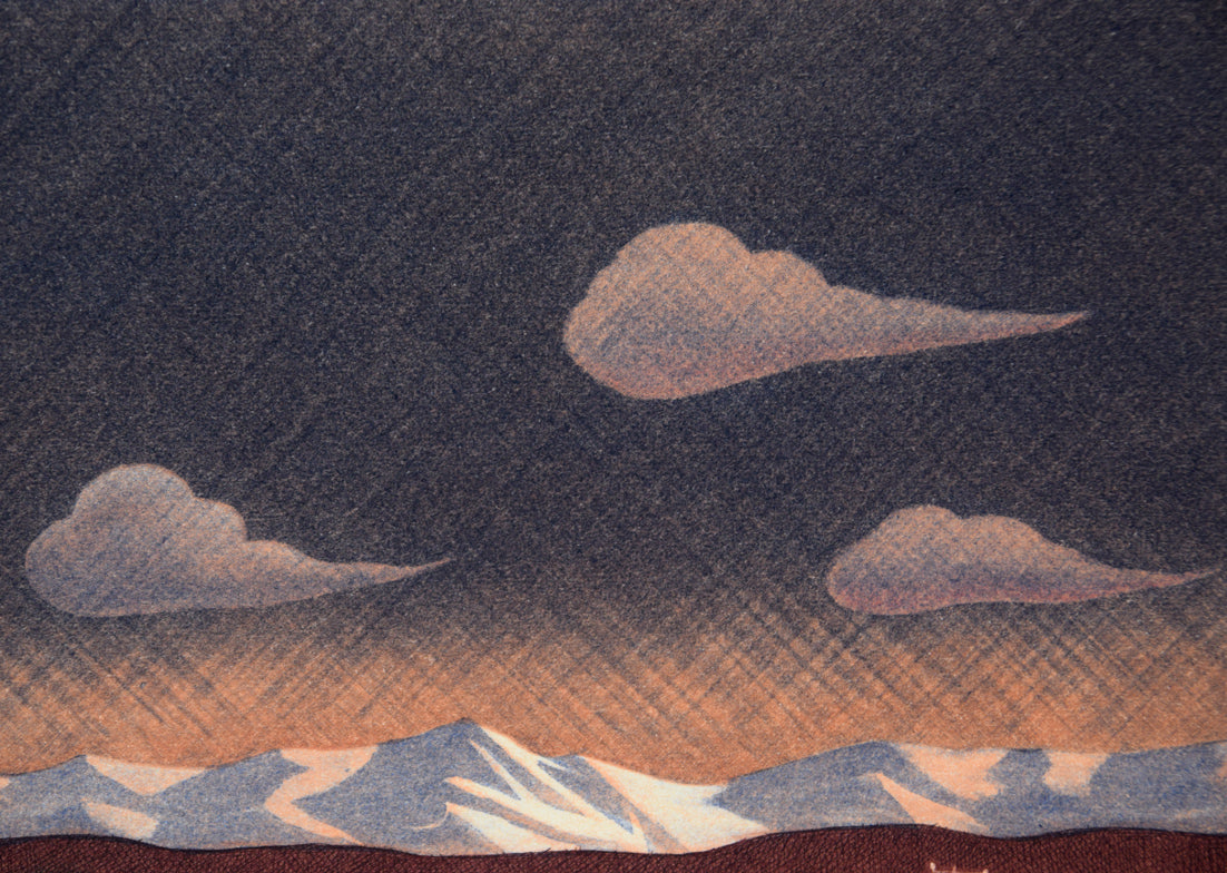 斎藤真一「虞美人草」銅版画 拡大画像7