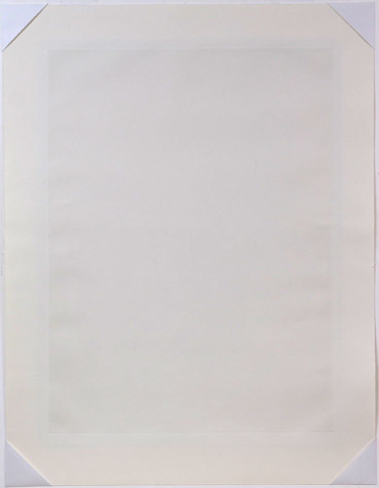 斎藤真一「蜂女」メゾチント(銅版画) 作品シート裏側画像