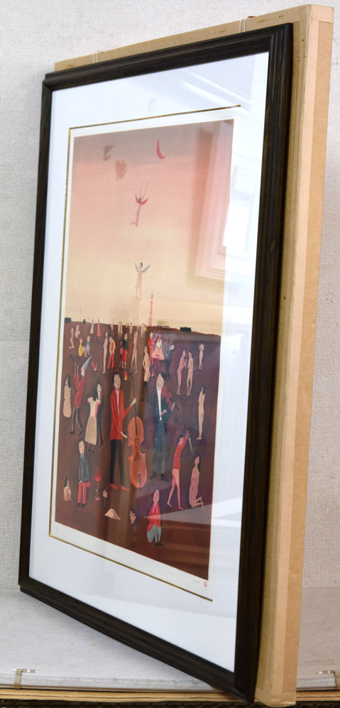 斎藤真一「蜂女」メゾチント(銅版画) 付属品画像(差し箱)