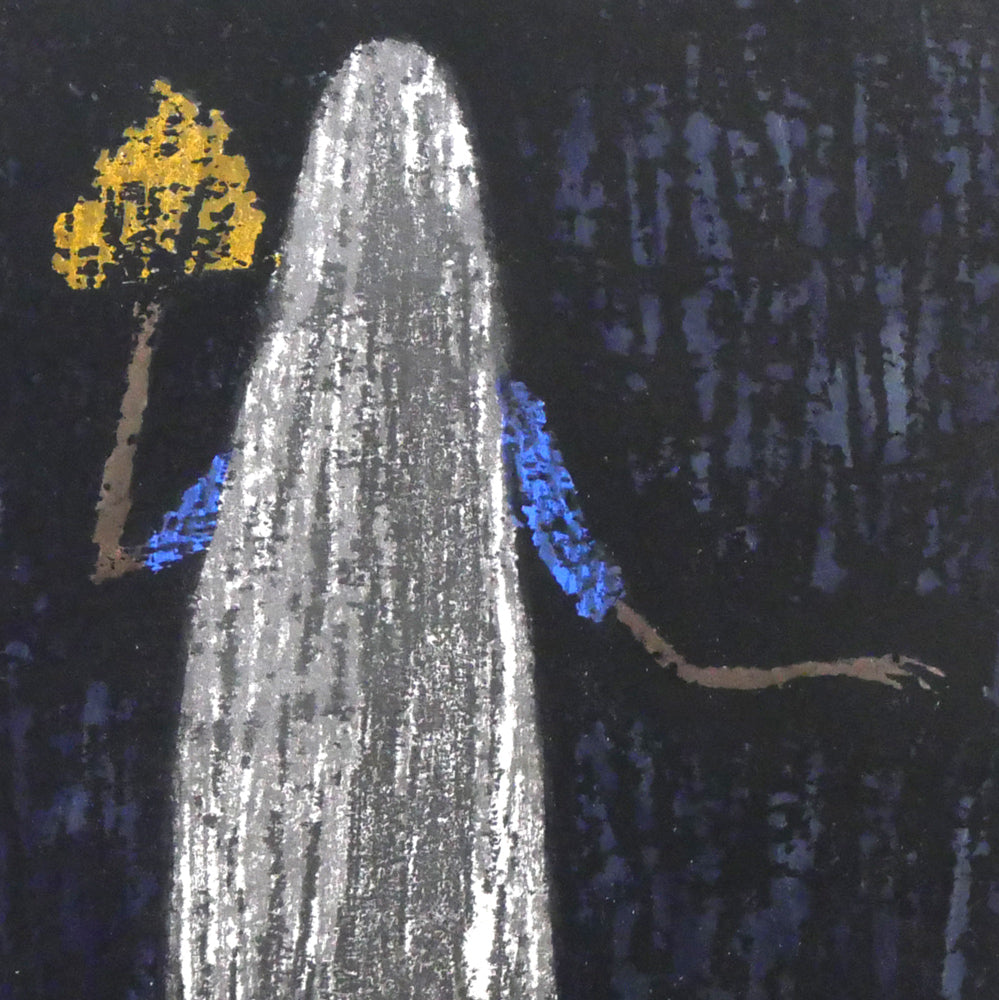 斎藤清「INDIA(B)」木版画 拡大画像2