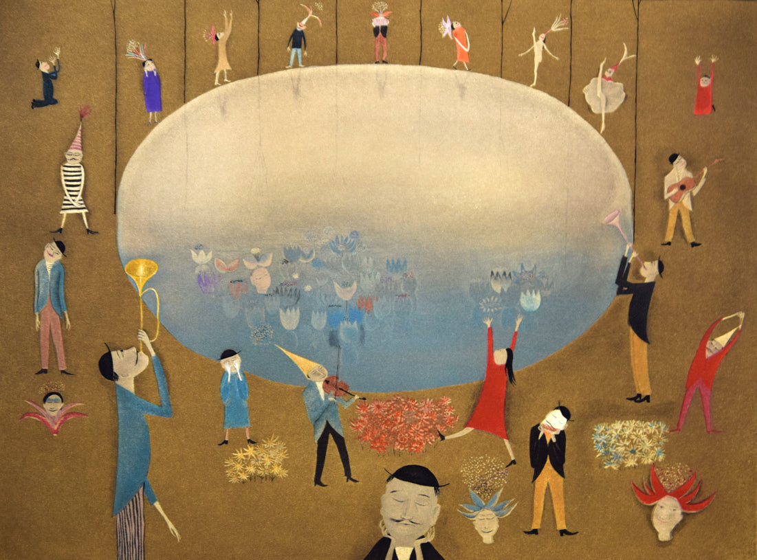 斎藤真一「ライムライト」銅版画 拡大画像3