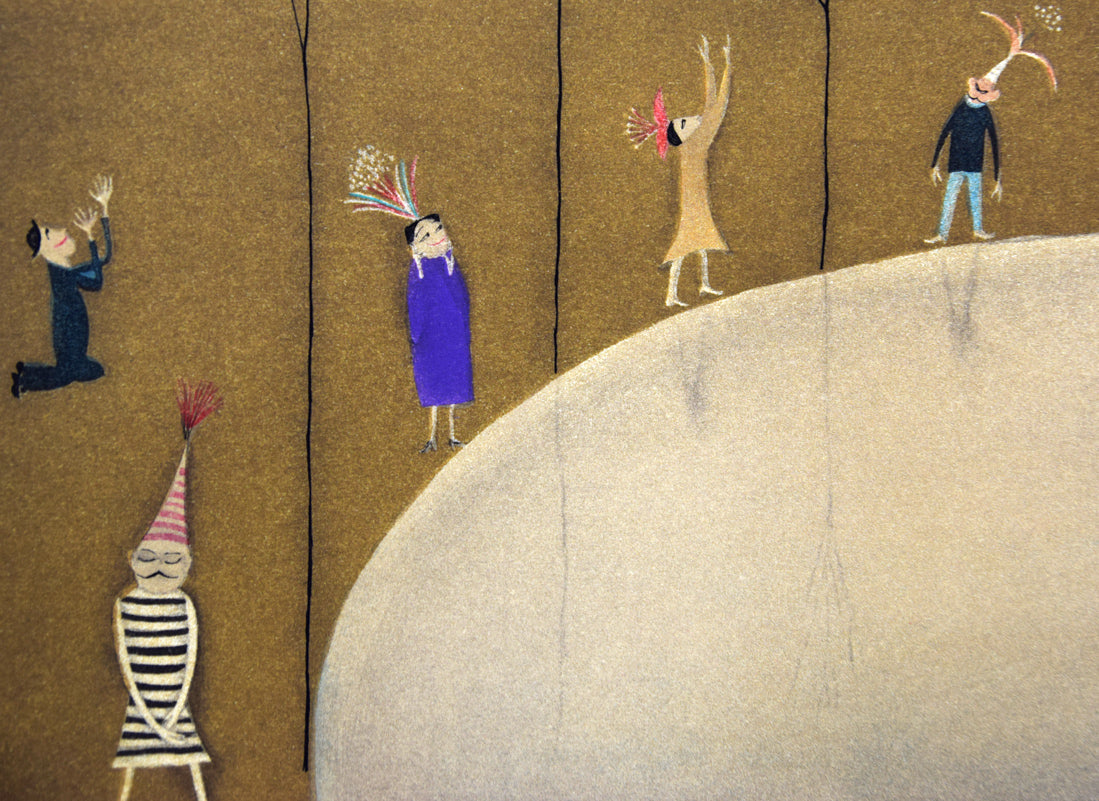 斎藤真一「ライムライト」銅版画 拡大画像4