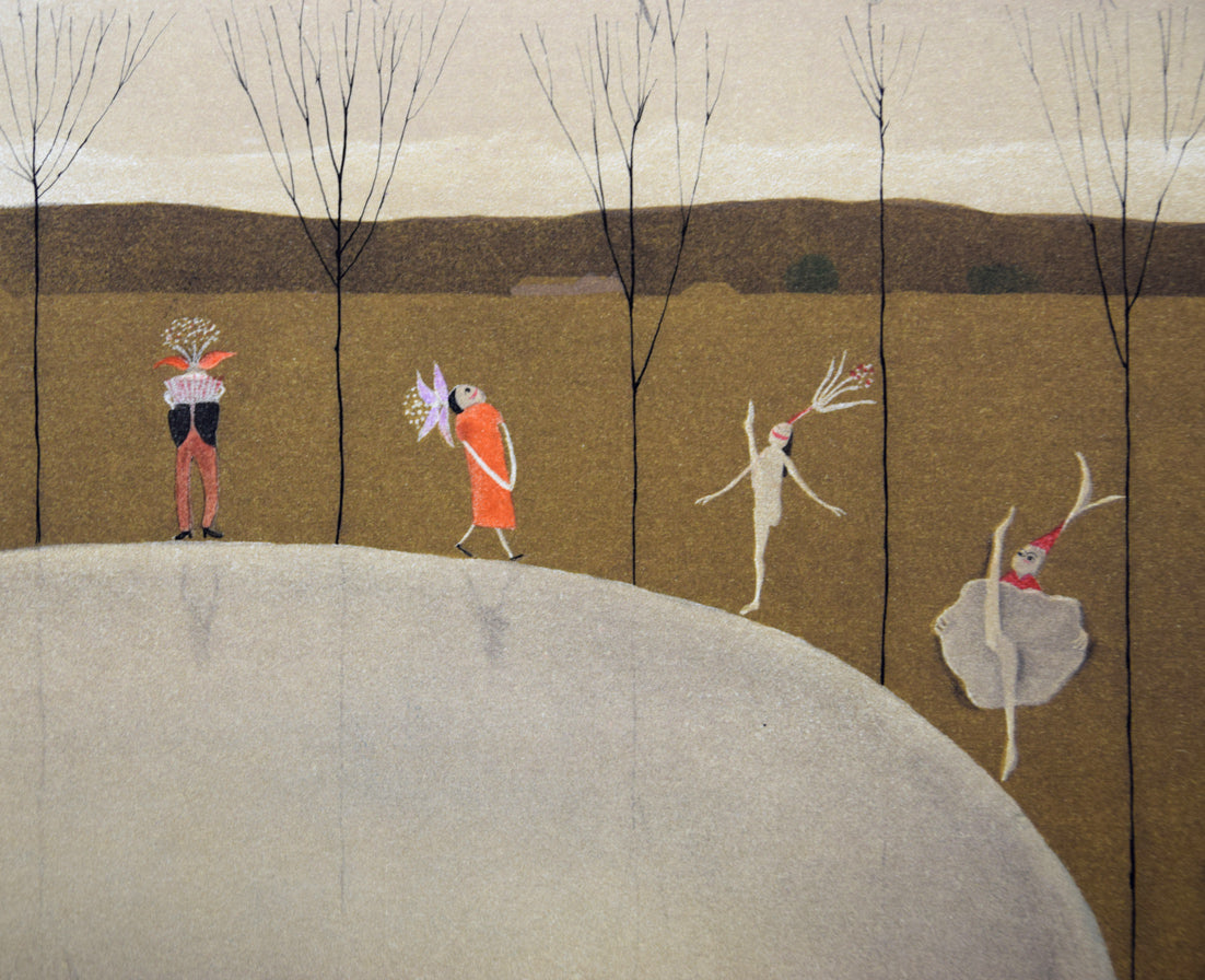 斎藤真一「ライムライト」銅版画 拡大画像5