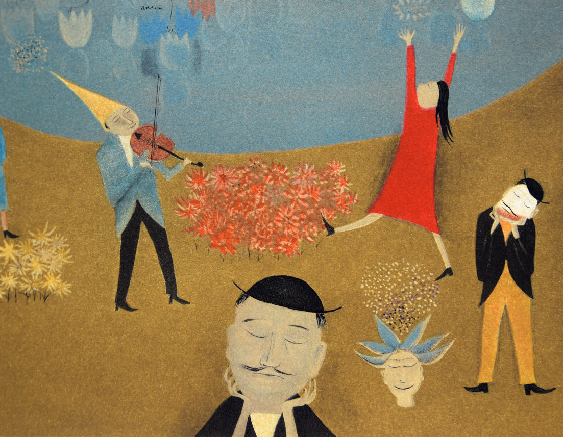 斎藤真一「ライムライト」銅版画 拡大画像8