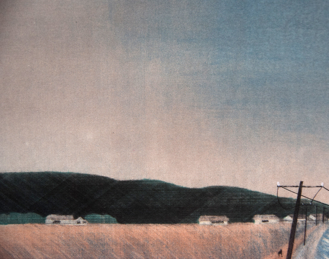 斎藤真一「バイオリン弾き」銅版画 拡大画像5