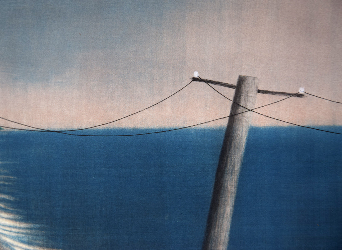 斎藤真一「バイオリン弾き」銅版画 拡大画像7