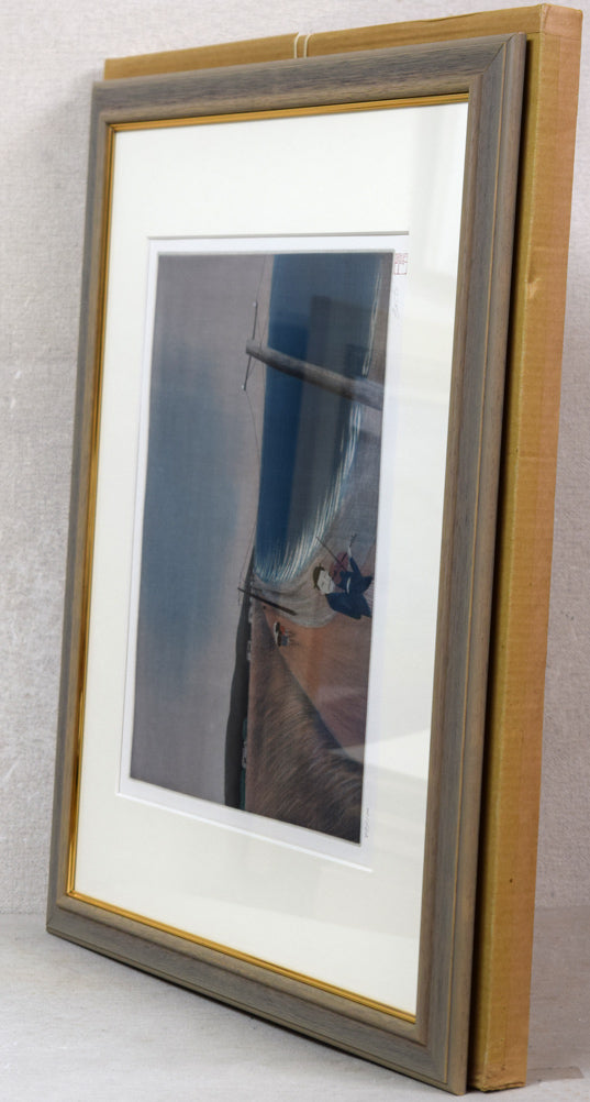 斎藤真一「バイオリン弾き」銅版画 付属品画像(差し箱)