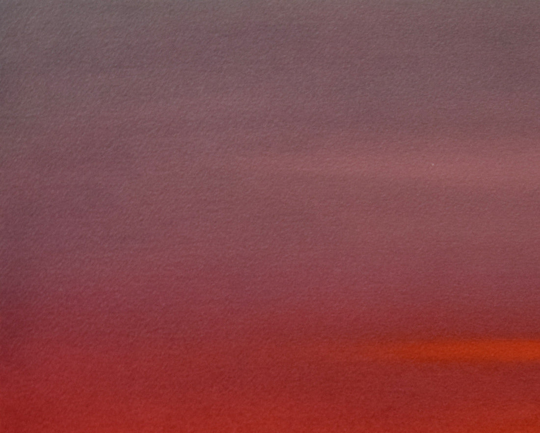 斎藤真一「陽の野」リトグラフ 拡大画像1