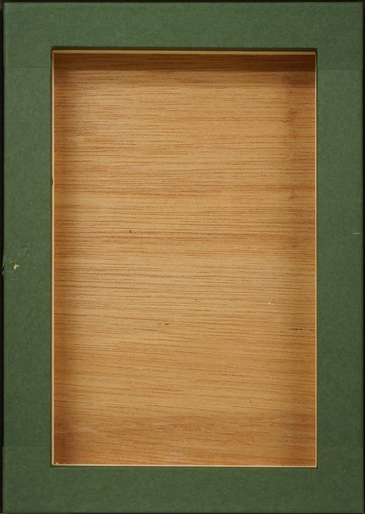 坂本直行「えぞとりかぶと」水彩画・SM 作品裏側画像