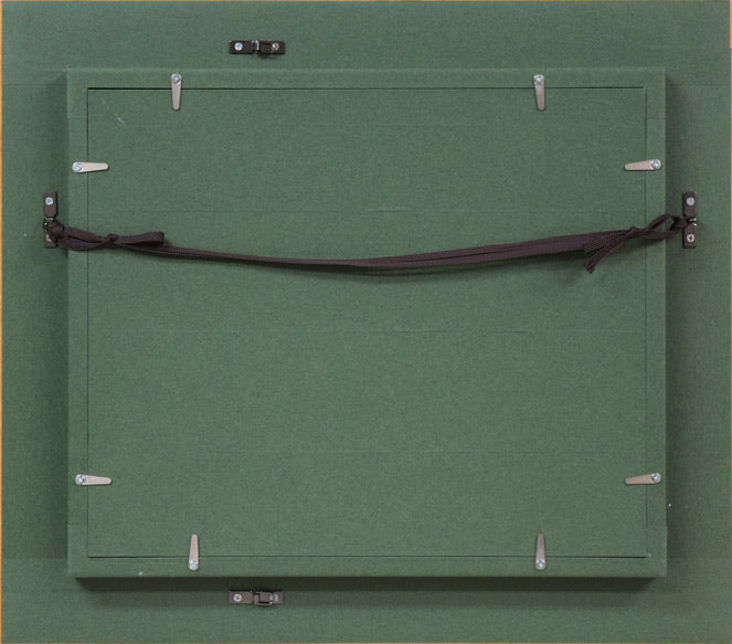 桜田精一「馬」油絵・F3号 額縁裏側画像