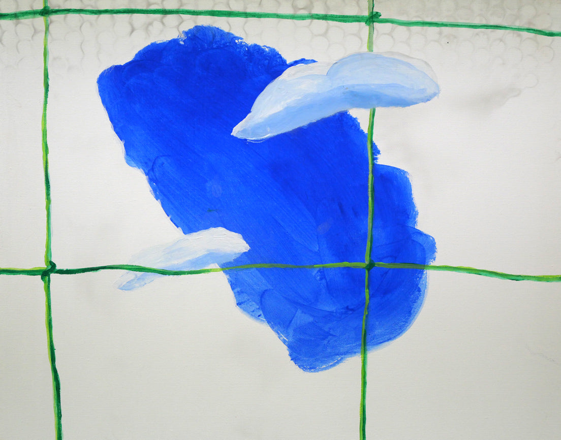 櫻井幸雄「出番のないベンチシリーズ」油絵・F8号 拡大画像1